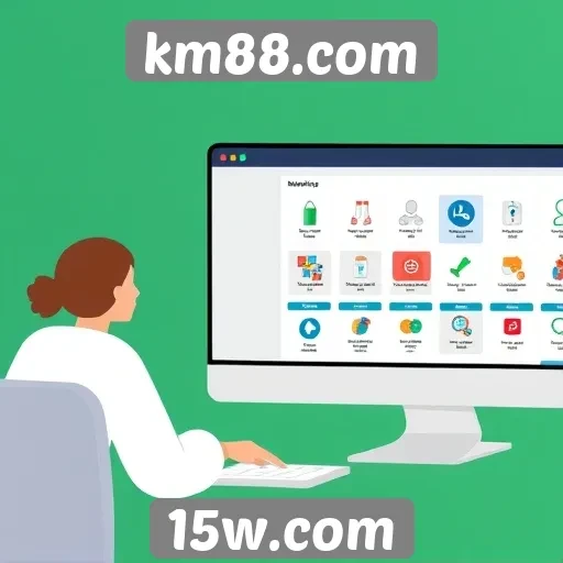 Acessibilidade e navegação no site km88.com